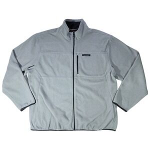 Timberland Size 2XL XXL Men's Fleece Sweatshirt Gray Full Zip Pockets‎